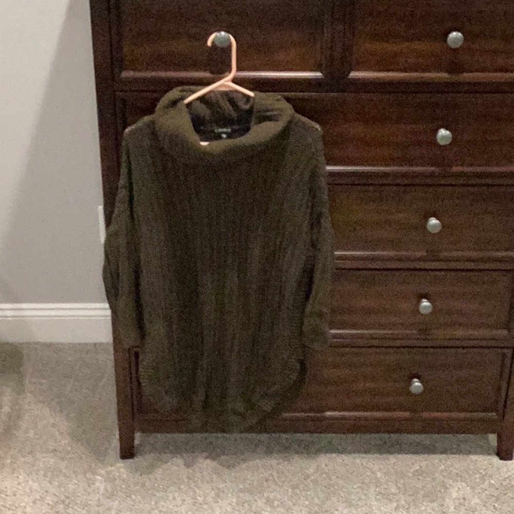 EXPRESS TUNIC COWL NECK SWEATER